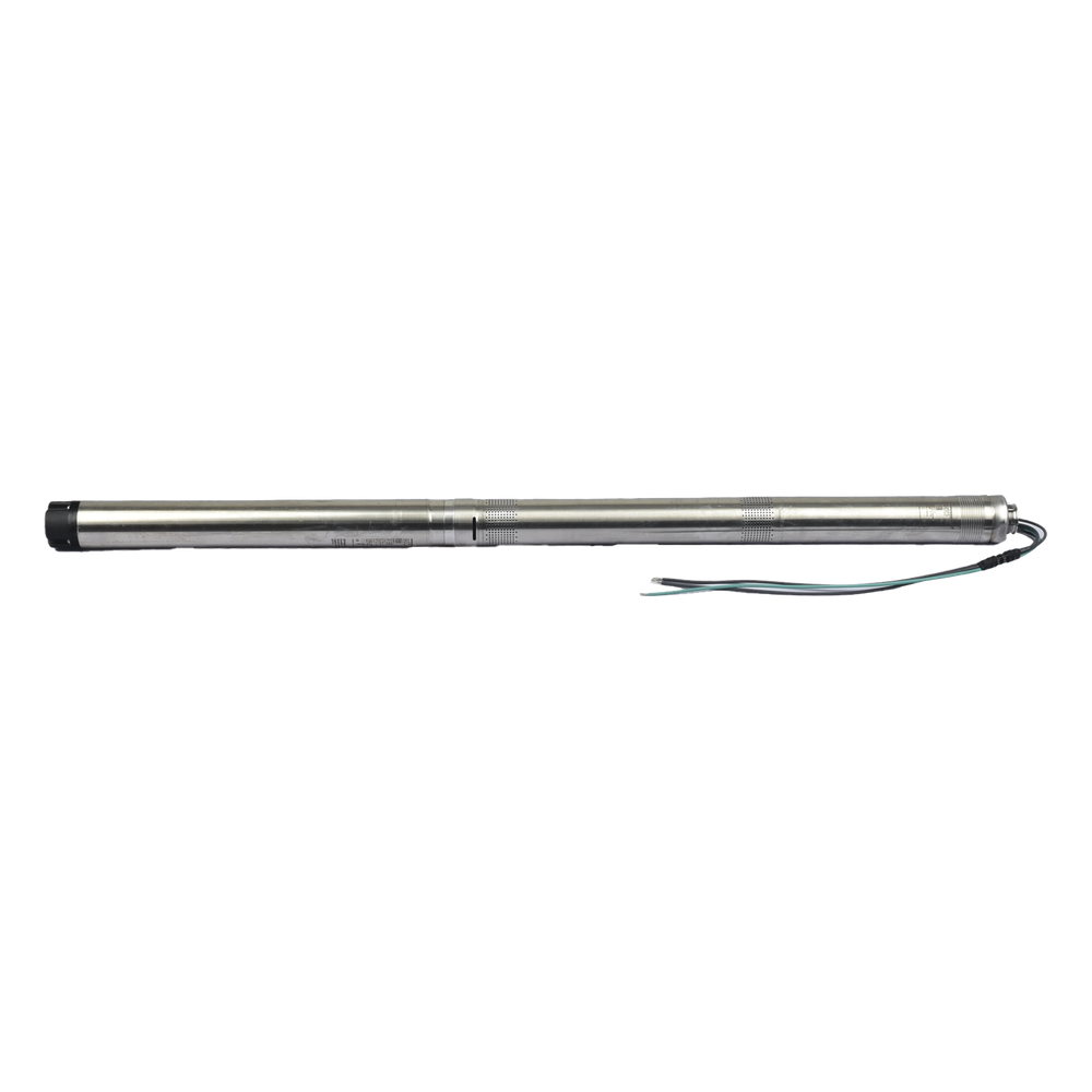 Bomba Sumergible Solar de 1.4 KW , Admite entrada AC 90-240v , Tensión nominal CC 30-300v, 3600rpm