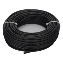 Cable Fotovoltaico Negro / Cobre Estañado / 4 mm² (12 AWG) / 2000V / Rollo de 50 m / / UL 4703 y TUV