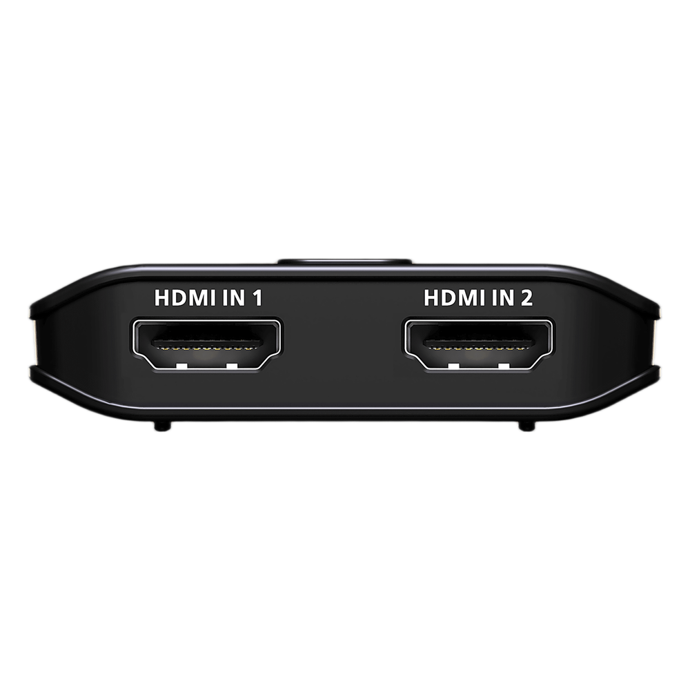 Switch HDMI 2 Puertos 8K Essentials | 48 Gbps | 8K @ 60Hz y 4K @ 120Hz | RapidSync™ | HDR10+ | VRR | ALLM | HDCP 2.3 | Audio LPCM 7.1 | Diseño Compacto