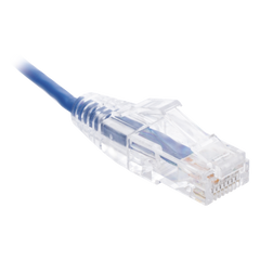 Cable de Parcheo Slim UTP Cat6 - 1.5 Metros (4.92 Pies) Azul Diámetro Reducido (28 AWG)