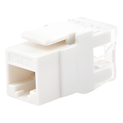 Módulo Jack Keystone Cat5e con Terminación en Ángulo 180 - Color Blanco