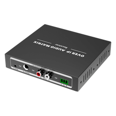 Extensor de Audio sobre IP | PCM 2.0 | 120 m | Matriz Flexible 1 a 1 / 1 a N / N a N | Interfaces Profesionales | Protección ESD | Solo Receptor