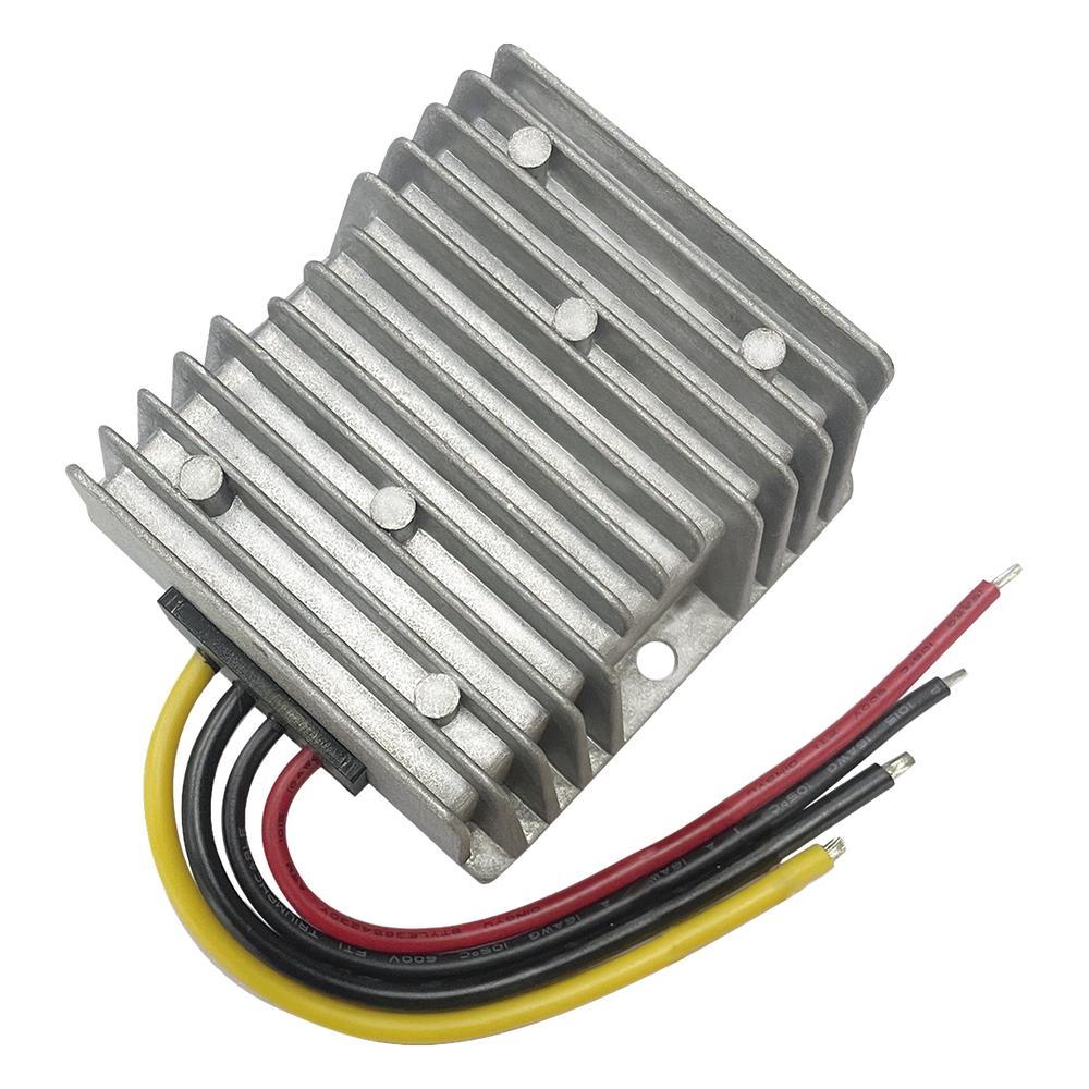 Convertidor DC-DC / 12V a 24V / 240W / 10A / Eficiencia 93% / IPX7 / Protecciones Múltiples / Industrial