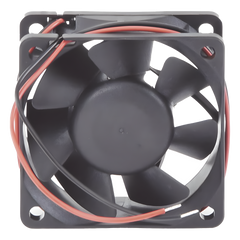 Ventilador Anticondensante Axial Cuadrado, 60x60x25 mm, 12 Vcc, 4390 RPM, 1.8 W, 0.15 A, Flujo de Aire de 25.0 CFM, Unión Sellada.