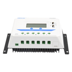 Controlador Solar de Carga PWM 12/24/36/48 V 45 A, Salida USB, con Display