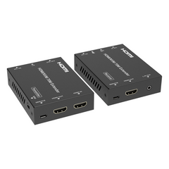Kit Extensor HDMI con KVM | 70m | 4K2K@60Hz | 4:4:4 |  HDMI2.0b y HDCP 2.2 | Salida de Audio 3.5mm | Admite PoC | Admite USB 1.1