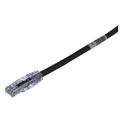 Cable de Parcheo TX6, UTP Cat6, 24 AWG, CM, Color Negro, 0.91 Metros (3 Pies)