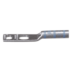 Zapata de compresión LCC6-14JAW-l para cal. 6 Awg, Doble barreno para tornillo prisionero de 1/4, 1 pz