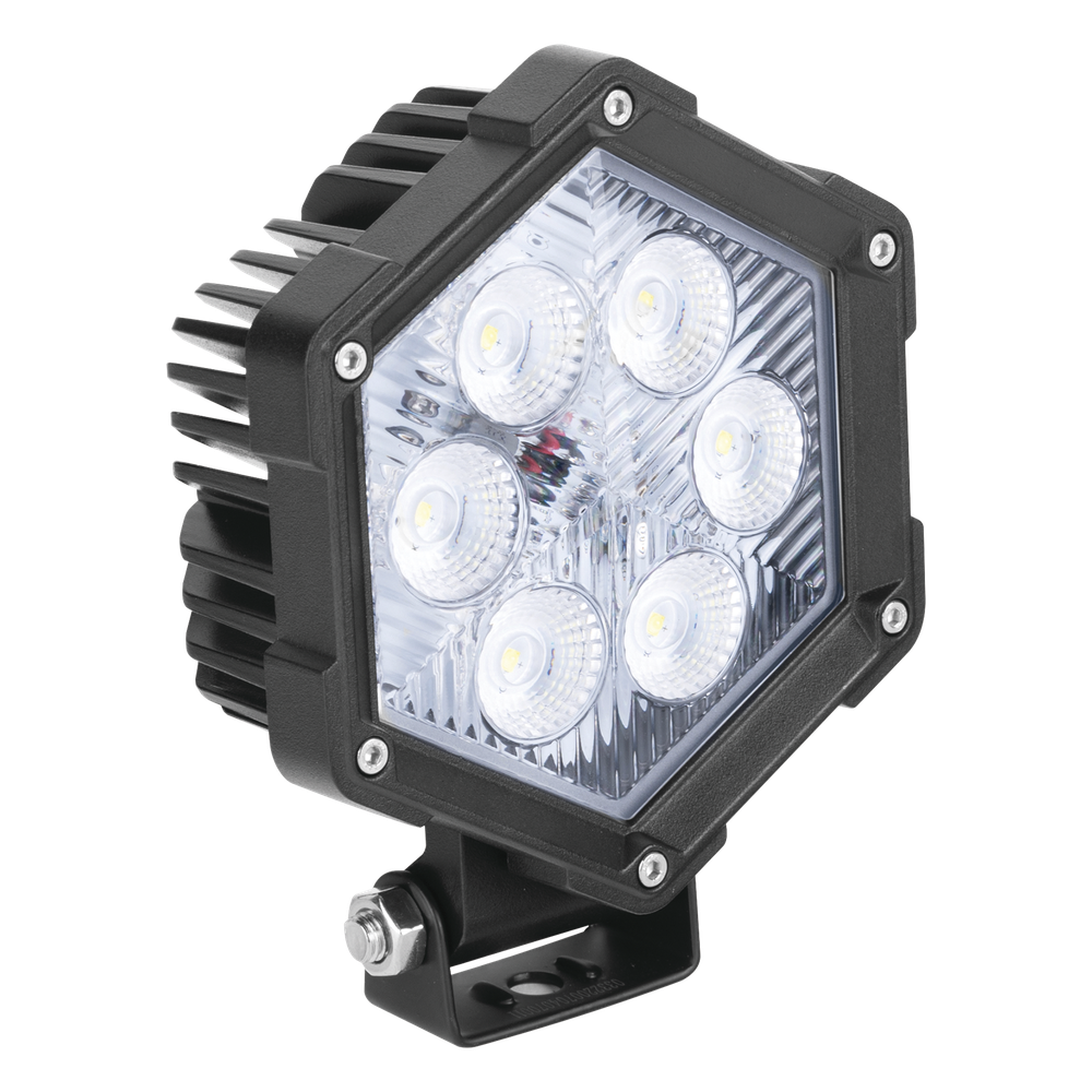 Luz de Trabajo Ultra brillante, 6 Led, 2200 Lumenes, 30 watts, 12-24 Vcc