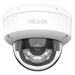 [Dual Light] HiLook Series / Domo IP de 4 Megapixel / Uso en interior / Lente 2.8 mm / 20 mts IR + 20 mts Luz Blanca / Micrófono Integrado / ACUSENSE Lite / PoE / dWDR / H.265+ / ONVIF