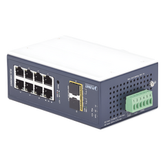 Switch Industrial Administrable Capa 2, 8 Puertos 10/100/1000T, 2 Puertos SFP 1G / 2.5 G BASE X