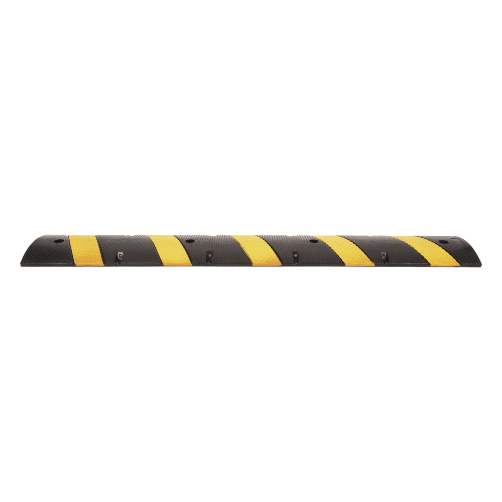 Reductor D / Velocidad / 183cm / 5 lineas amarillas / Hule Reciclado.