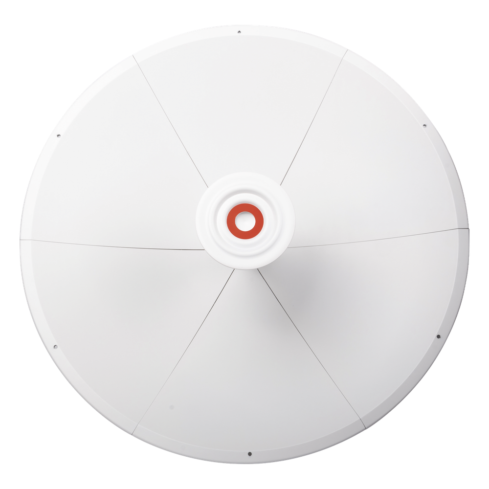 Antena direccional para C5x, B5X, Doble polaridad 45 ° y 90 °, 4.9 - 6.5 GHz, 2 ft, Ganancia de 30 dBi, Montaje incluido