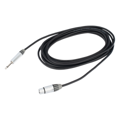 Cable de Audio | XLR 3 Polos Hembra a Plug 1/4 in mono | Conector Seetronic Serie M SCMF3 - MP2X | Longitud 3m