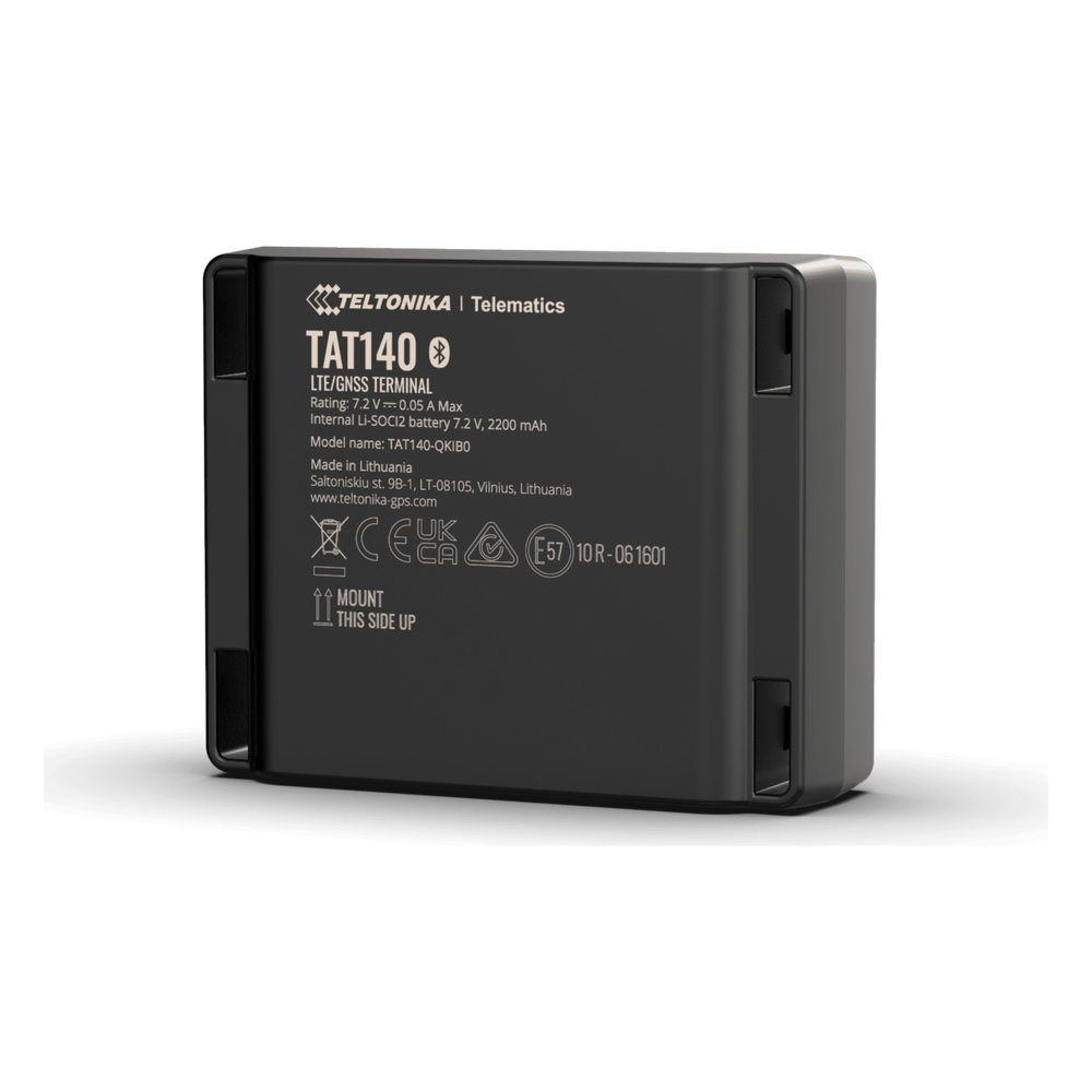 GPS 4G LTE (CAT1), 2G fallback, GNSS, Bluetooth®/ Bateria de Larga Duración y Protección IP68
