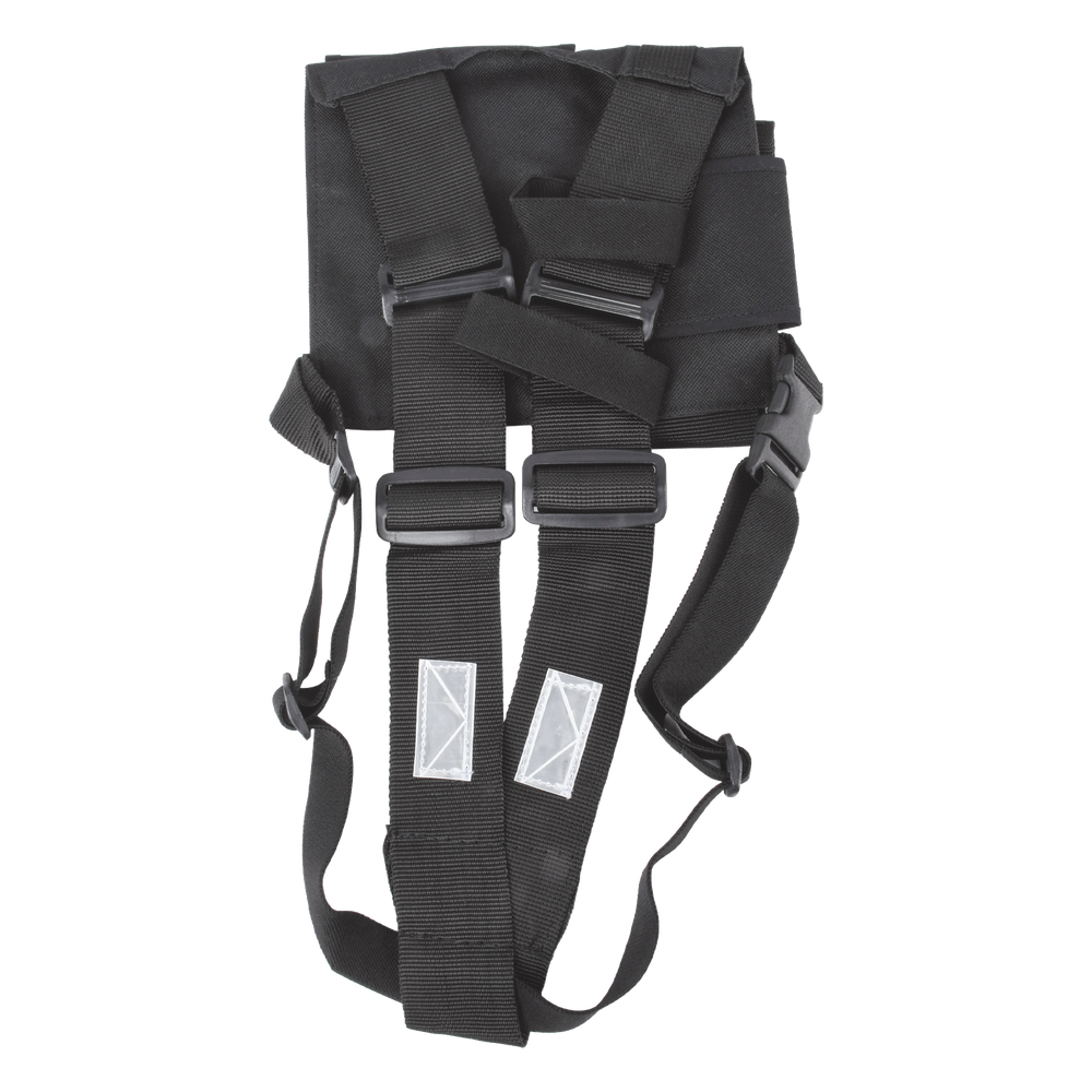 Pechera Universal sin logo con soporte para radio y bolígrafo más bolsa con cinta adherente para su seguridad.