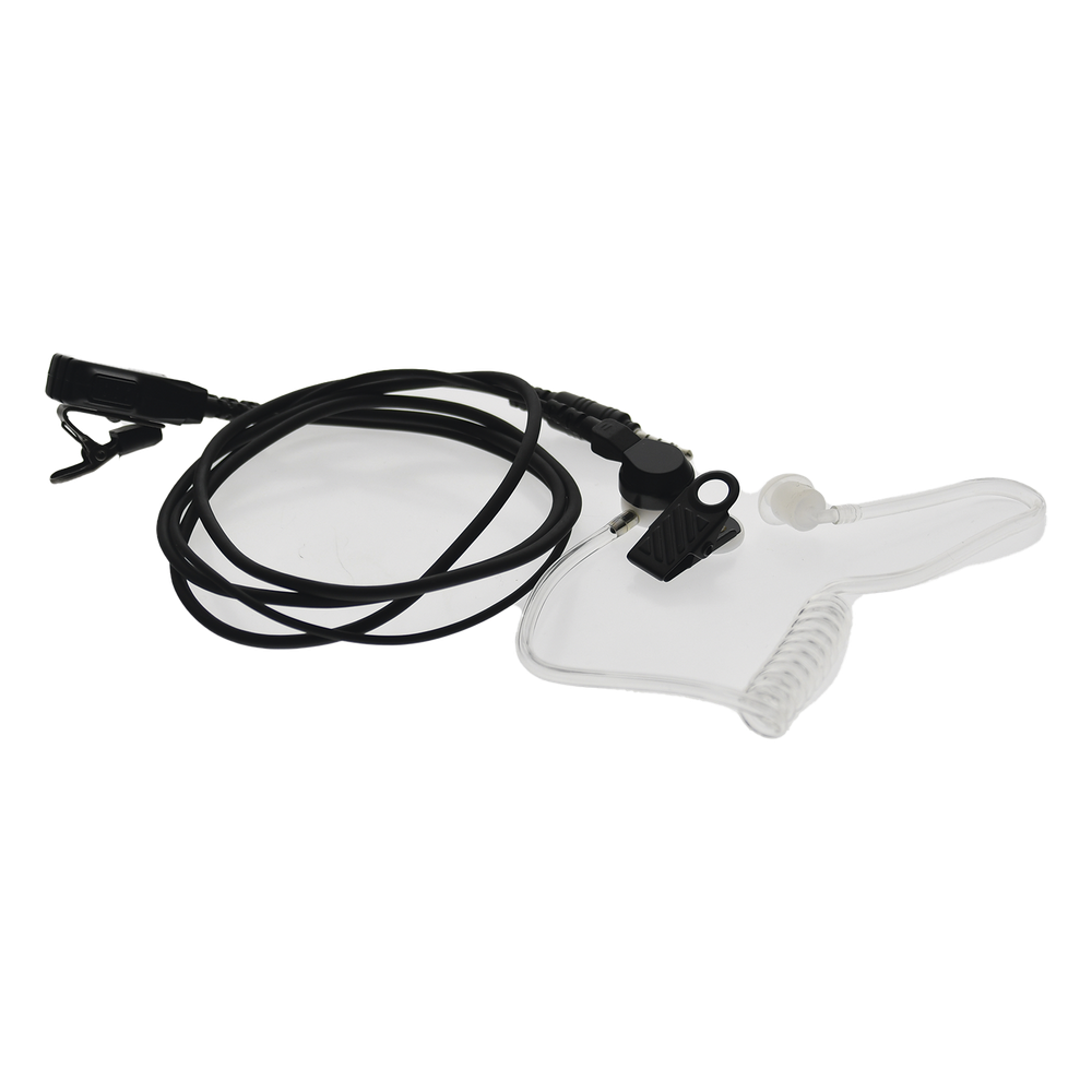 Micrófono - audífono de solapa con tubo acústico para RG360