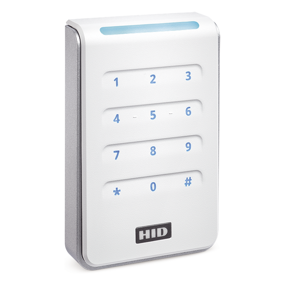Lector R40 con TECLADO SIGNO WHITE Estandar Multitecnologia/ 40KNWS-00-000000/ Garantia de Por Vida/ Pigtail/Wiegand & OSDP