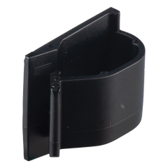 Clip de Nylon 6.6 con Adhesivo, Para Cables de Hasta 15.8 mm de Diámetro, Uso Interior/Exterior, Color Negro, Paquete de 100pz