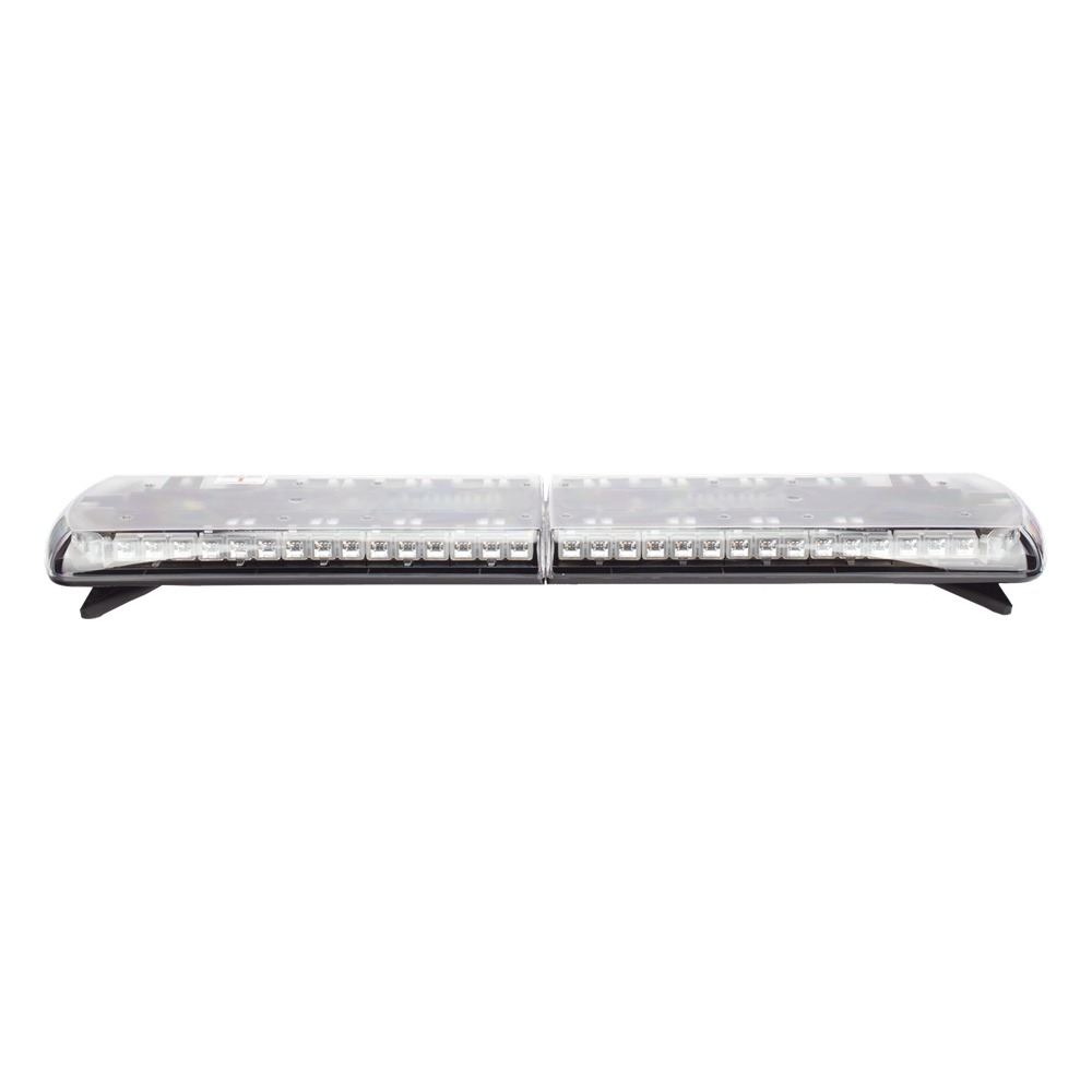 Barra de Luces de 130 LED, Serie 12 , Dual Color Frontal: Rojo/Azul/Blanco, Trasero: Rojo/Azul Ambar, 48 Pulgadas