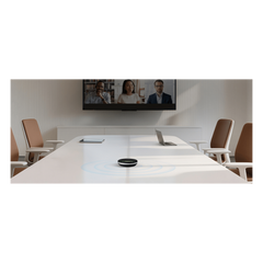 Yealink SP96, altavoz portátil con micrófono integrado, Bluetooth 5.3 con adaptador USB-C/A, alcance de captación de voz de 5 m, 26 horas de conversación, cancelación de ruido con IA.