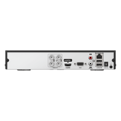 DVR 4 Canales TurboHD + 4 Canales IP / 8 Megapíxel (4K) / Audio Bidireccional / ACUSENSE Lite / 1 Bahía de Disco Duro / H.265+ / Salida en Full HD