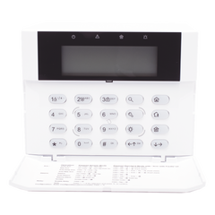 (AX HYBRID PRO) Teclado Compatible con el Panel Hybrid Pro Hikvision DS-PHA64-LP y DS-PHA64-LP(B) / Pantalla LCD / 2 zonas cableadas / 1 salida de alarma / 64 Llaveros
