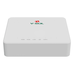 ONU Bridge Dual GPON/EPON con 1 Puerto SC/APC + 1 puerto LAN Gigabit + 1 puerto CATV
