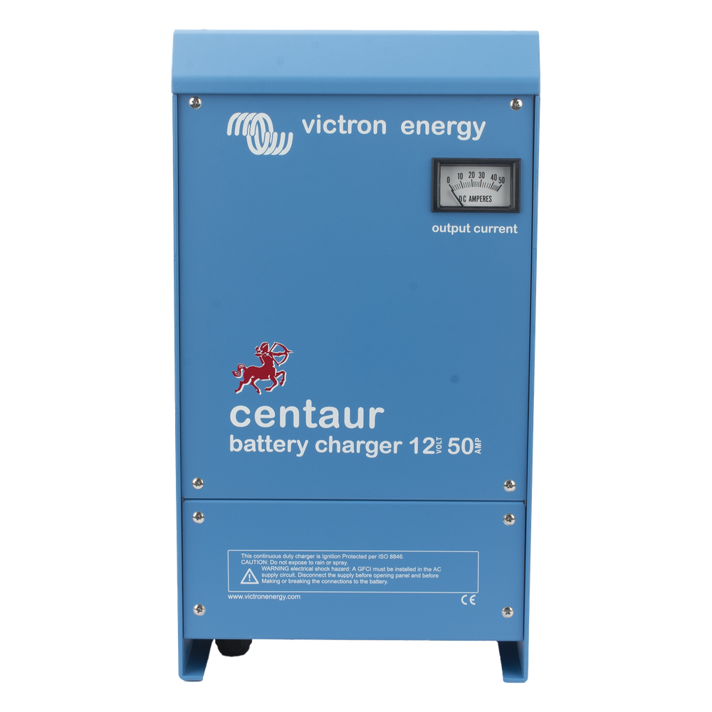 Centaur 12/50 / Cargador de Baterías 12V, 50A / Para Ambientes Marinos y Terrestres. /  Bancos de 200 a 500 Ah