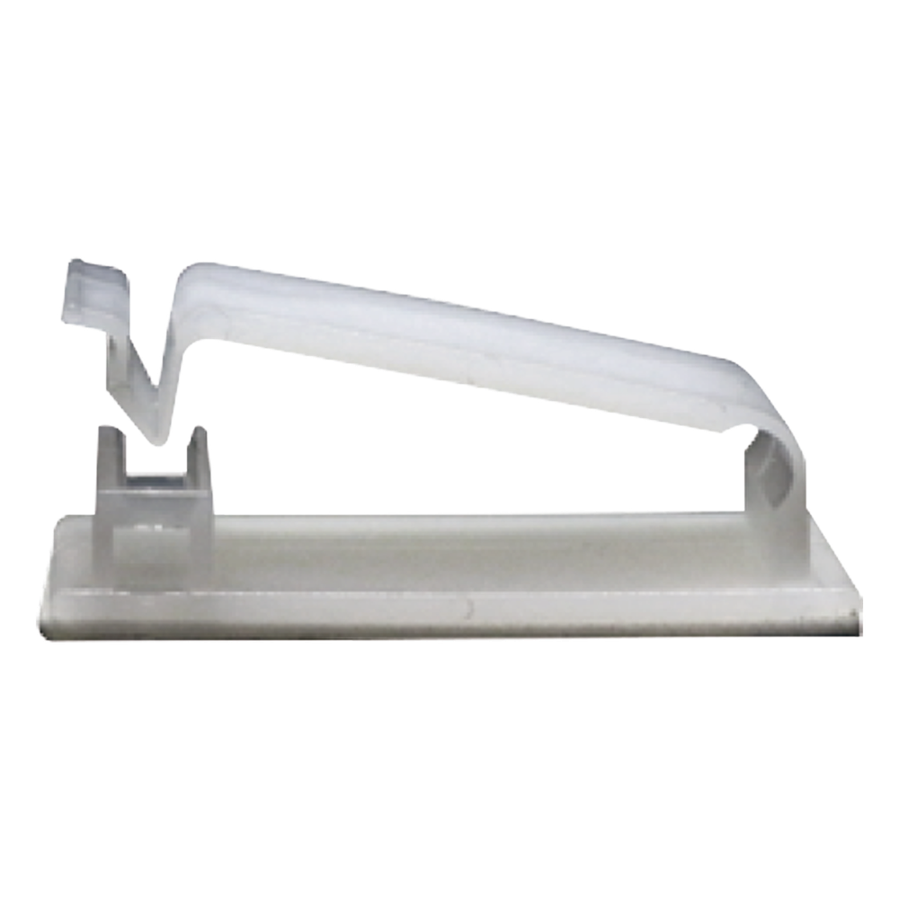 Clip Organizador de Cables Auto-Adherible Diseñado Para Sujetar y Organizar Cables Sin Necesidad de Perforar Muros, Paquete con 5 Piezas, (3501-01001)
