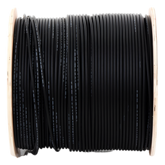 Carrete de 500 Metros / Cable Fotovoltaico Negro / 6mm² (10AWG) / Material COBRE /  2000 Vcc