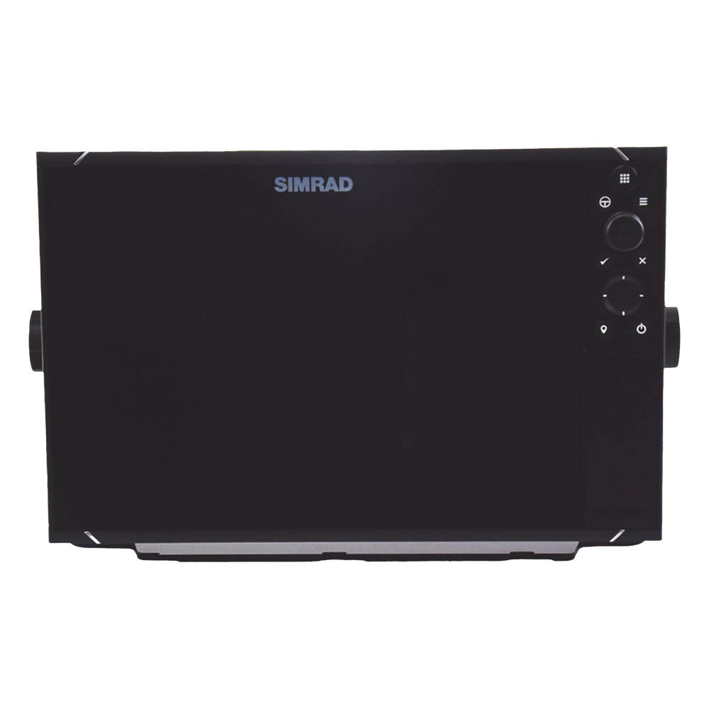 Pantalla Náutica NSS12 evo3S / Pantalla SolarMAX IPS 12 Pulgadas / Procesador iMX 8 / Ecosonda Integrada 1kW CHIRP / Conectividad Inalámbrica / Cartografía C-MAP® Preinstalada / Compatibilidad con Accesorios Simrad / Montaje Flush
