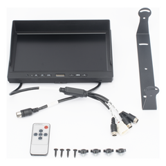 Monitor y Botones de 10.1" LCD / Compatible con DVR Móvil HIKVISION / Conector VGA
