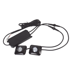 Estrobos Ocultos de 12 LED, Color Claro
