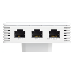 Punto de Acceso Omada / Wi-Fi 7 BE3600 MU-MIMO 2x2 / 1 Puerto Entrada 2.5 Gbps PoE ++ / 1 Puerto 2.5 Gbps PoE pass-through / 2 Puertos 1 Gbps / Mesh Omada / Operaciones Multiencale (MLO) / Configuración por Controlador o Stand-Alone / Para Montaje