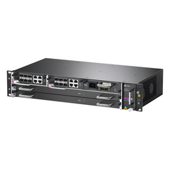 DeltaStream - OLT Módular GPON / Conexión de hasta 4,096 ONUs / 2 Tarjetas Main / Puertos Gigabit RJ45 Uplink / 4 Puertos SFP+ Uplink / Fuente Redundante AC- DC (incluida) / Administración desde la nube (DPMS)