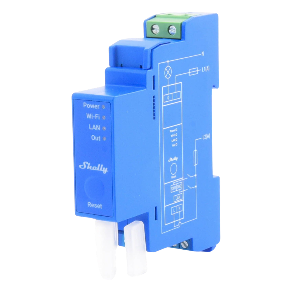 Relevador / Contacto Seco / Interruptor WIFI/ Industrial y residencial inteligente / Hasta 16A / Soporta Google y Alexa / Nube P2P y control Local / 1 canal y puerto ethernet