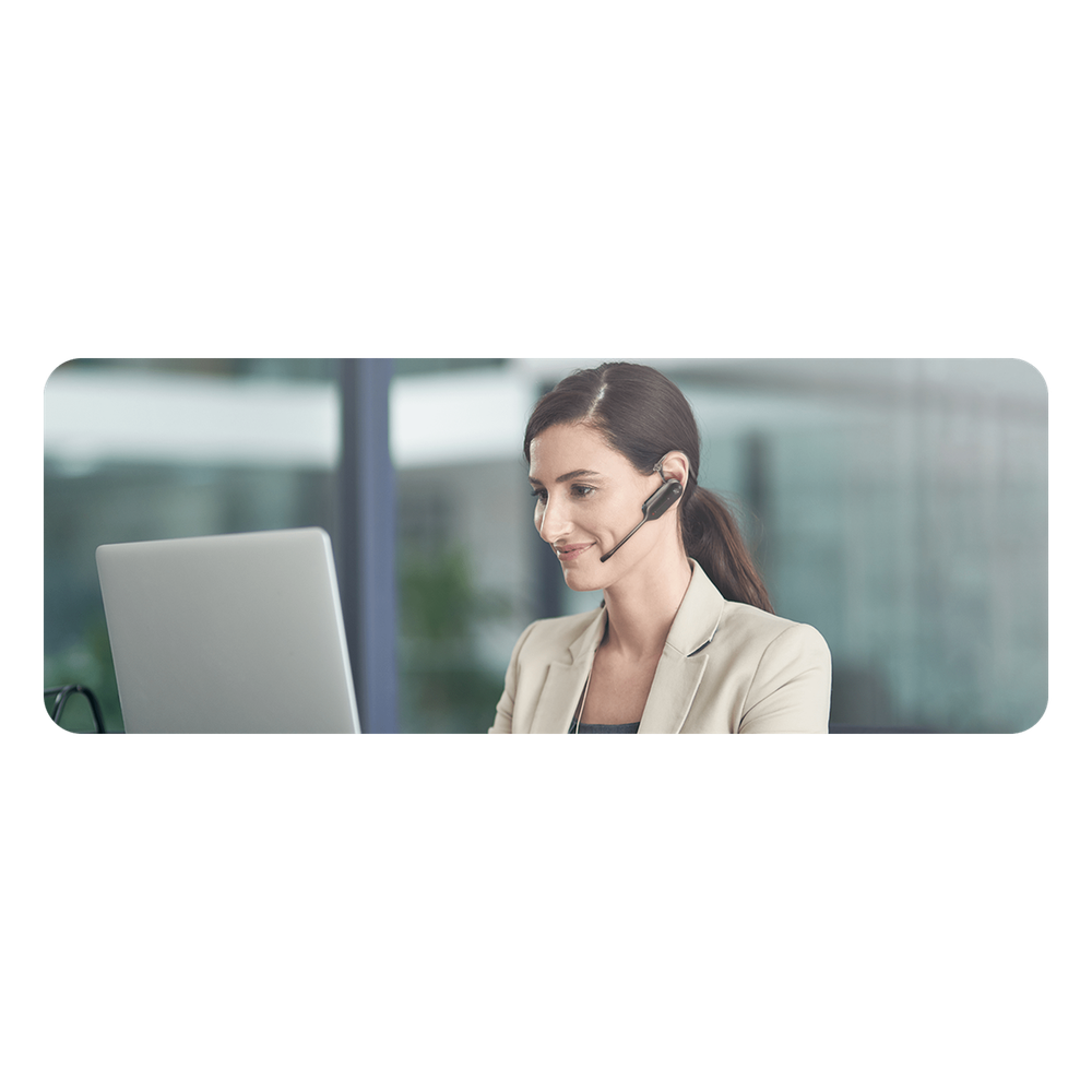 Auriculares mono Yealink WH63 E2 edición MS/ Base DECT/ Cancelación de ruido con 2 micrófonos/ Tres estilos de uso