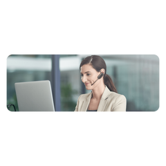 Auriculares mono Yealink WH63 E2 edición MS/ Base DECT/ Cancelación de ruido con 2 micrófonos/ Tres estilos de uso