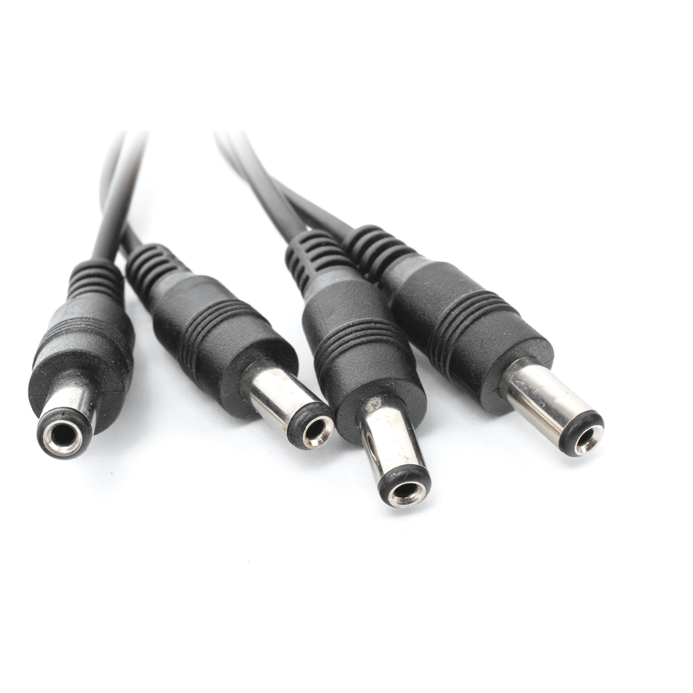 Cable con Conector Jack Hembra de 3.5 mm con 4 Salidas de Jack Macho (Divisor de Energía) / Tipo Pulpo / 4 Conectores Macho / 1 Conector Hembra / Jack de 3.5 mm