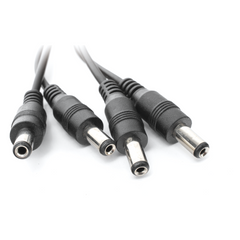 Cable con Conector Jack Hembra de 3.5 mm con 4 Salidas de Jack Macho (Divisor de Energía) / Tipo Pulpo / 4 Conectores Macho / 1 Conector Hembra / Jack de 3.5 mm