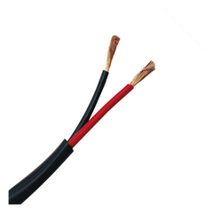 Bobina de 152 Metros (500 Pies) / 14AWG 2 Conductores / Cable Profesional de ALTA FIDELIDAD 100% Cobre / Exterior / Direct Burial / Color Negro / Para Aplicaciones de Audio, Control de Acceso y Automatización