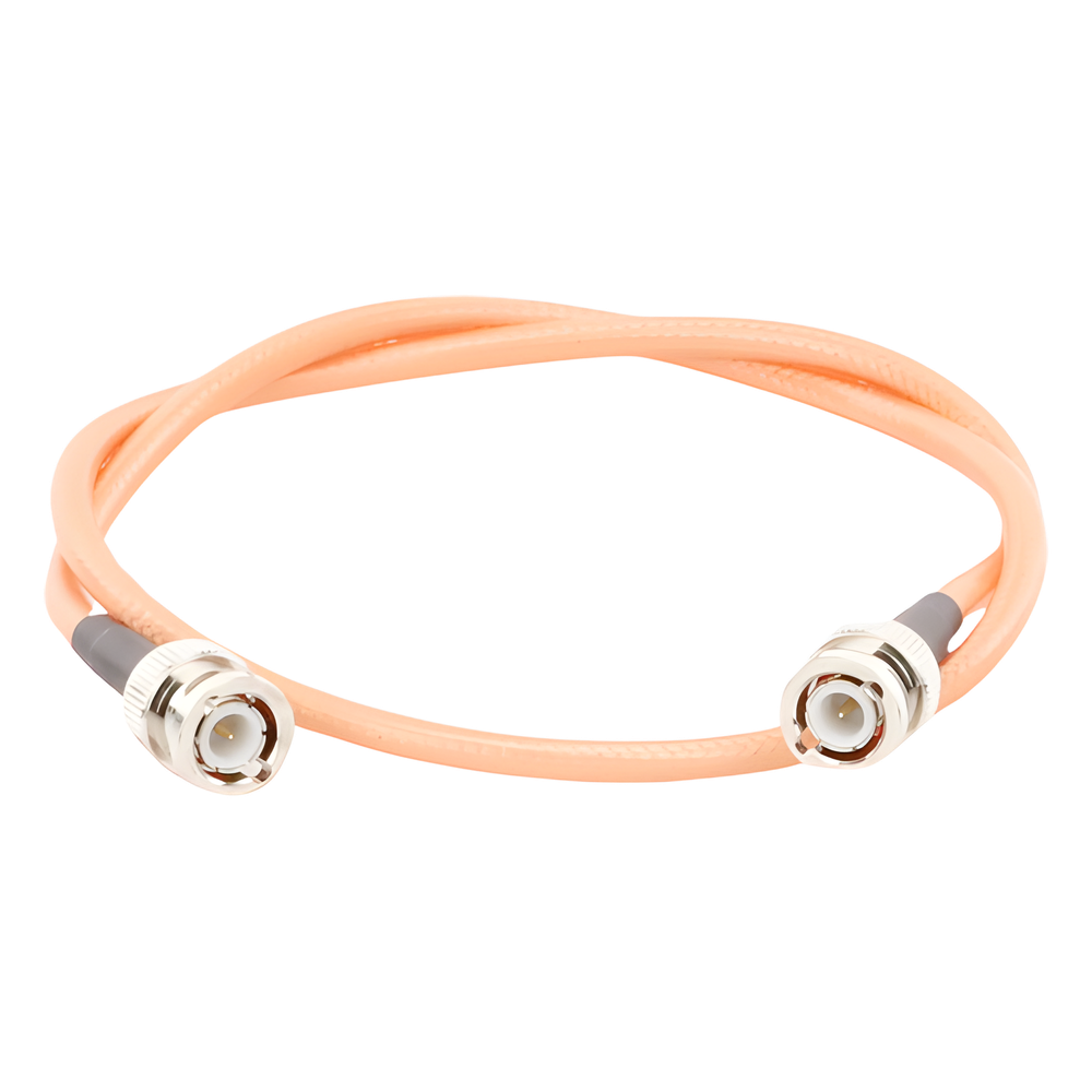 Jumper con Cable LP142 de 60 cm (23.62 pulgadas), con Conectores BNC Macho a BNC Macho.