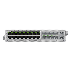 Tarjeta de Red con 16 puertos RJ45 1Gb, 8 puertos SFP 1Gb y 2 puertos SFP+ 10Gb para Chasis RG-NBS6002
