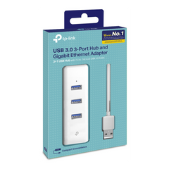 Adaptador de red Ethernet USB 3.0 a RJ45 10/100/1000Mbps
