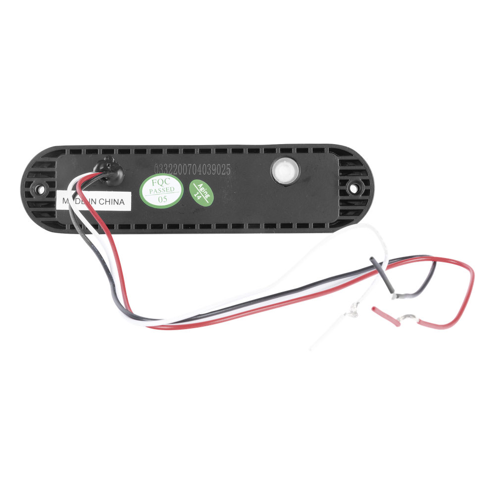 Luz Auxiliar Ultra Brillante IP67 de 6 LEDs, Color Claro, con mica transparente y bisel negro