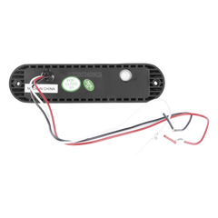 Luz Auxiliar Ultra Brillante IP67 de 6 LEDs, Color Claro, con mica transparente y bisel negro