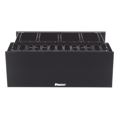 Organizador de Cables Horizontal NetManager de Alta Densidad, Doble (Frontal y Posterior), Para Rack de 19in, 4UR