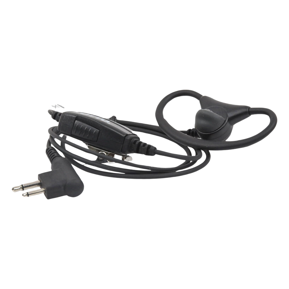 Micrófono-Audífono tipo Anillo, Cable con 40 lbs de Resistencia. Motorola EP450, MAGONE, DEP450 y Hytera series TC500/600/700