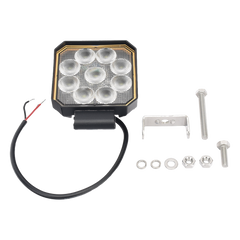 Luz de trabajo de 9 LED Bluetooth, 1500 Lumenes, 12-24 VCD